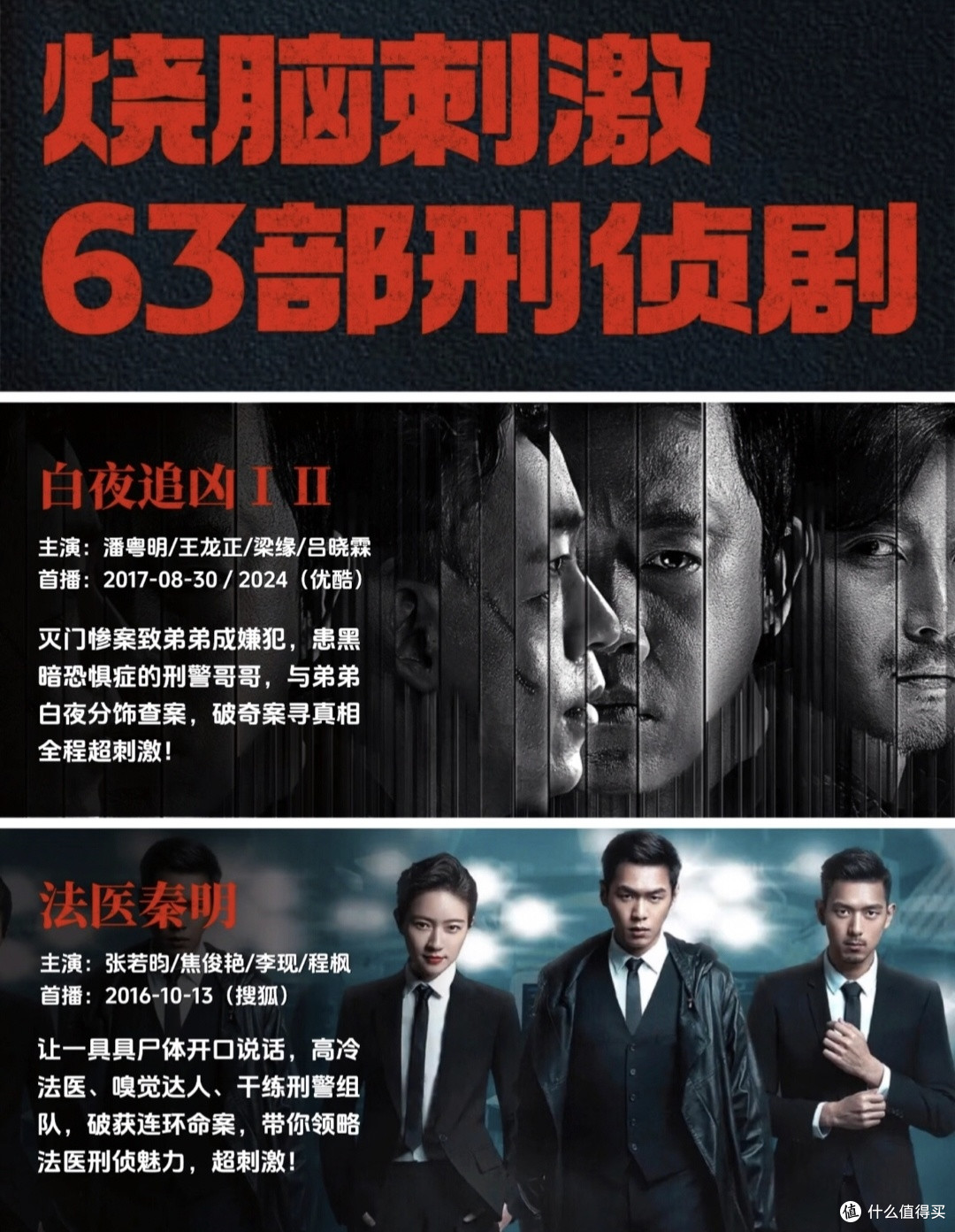 暑期追剧清单｜63部高分刑侦悬疑，反转多到头皮发麻