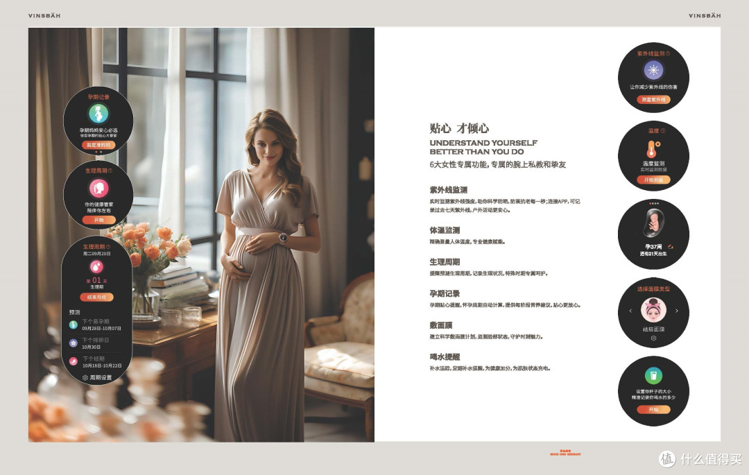 Vinsbah腕宝六大女性专属功能