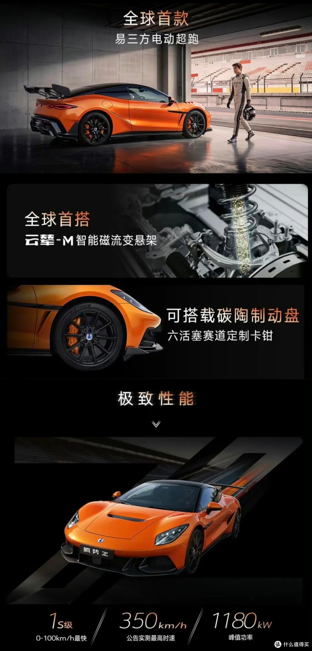 腾势Z预售68万起!1600马力国产跑车,U9和昊铂SSR还香吗?