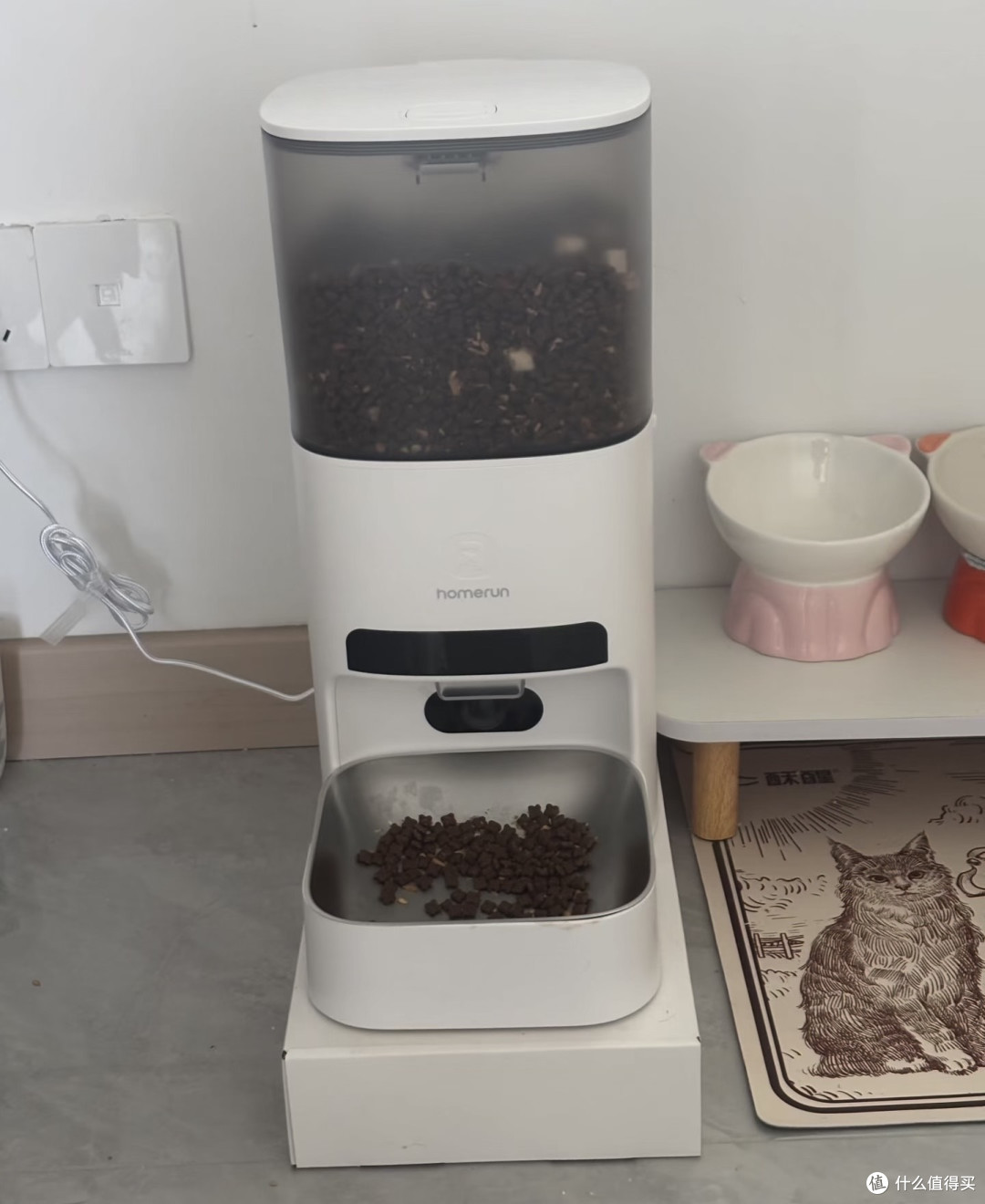 霍曼可视猫咪自动喂食器测评贴