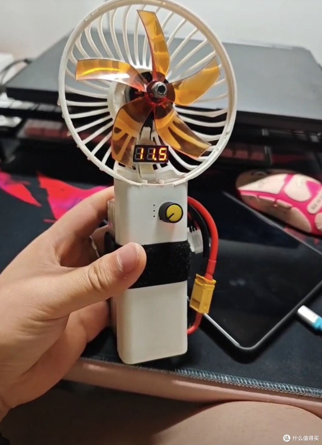 DIY强力手持风扇，风力惊人