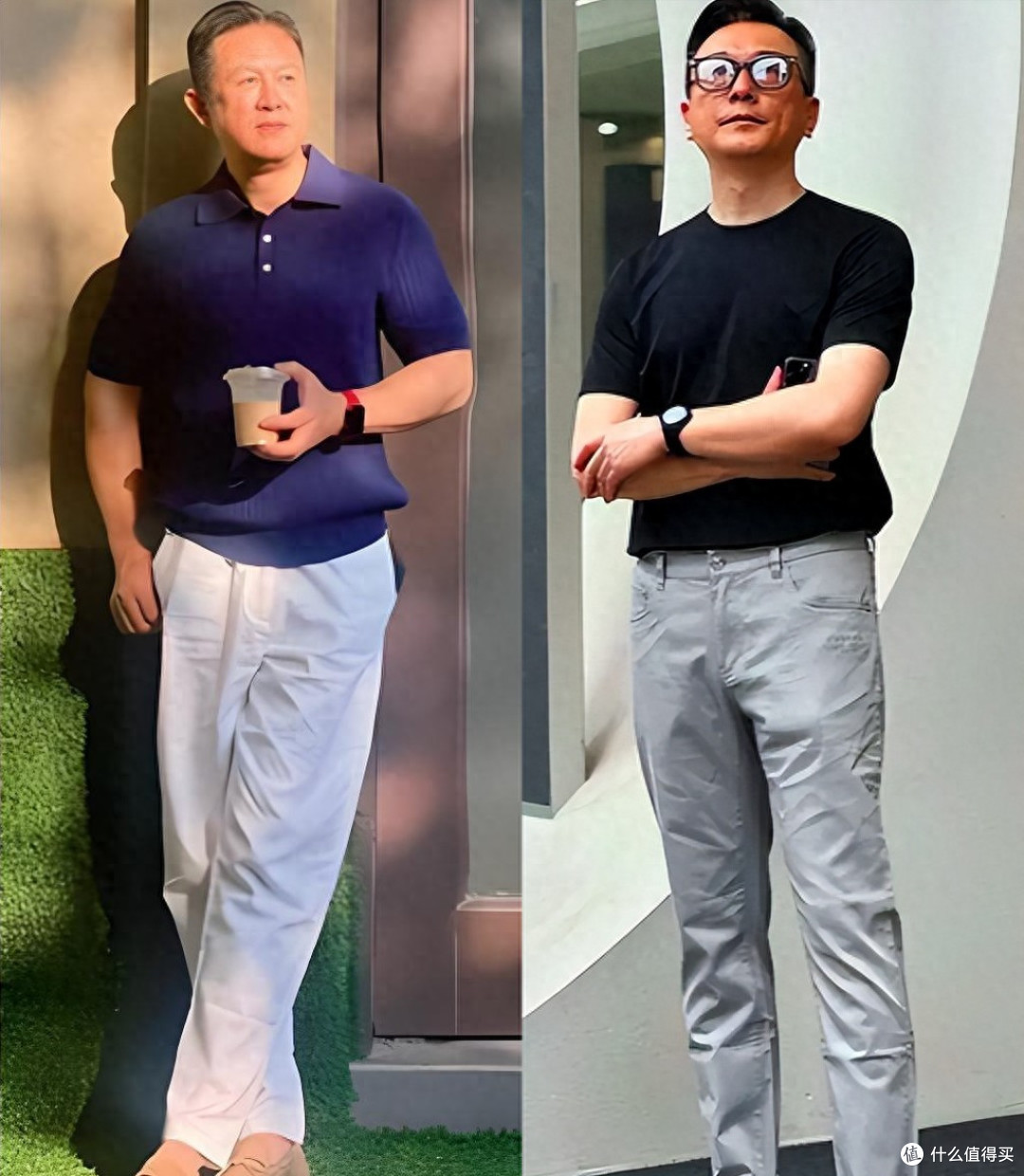 建议中老年男人,尽量不要穿背心、牛仔裤,自认为年轻,实际油腻