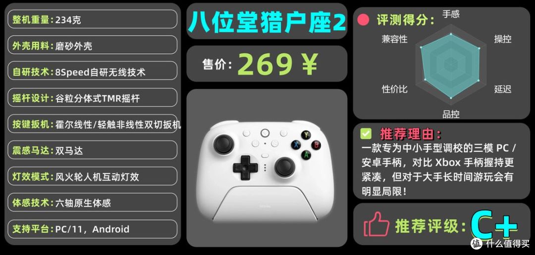 100~1000 元十款游戏手柄,Xbox、索尼、西圣全覆盖真实上手评测