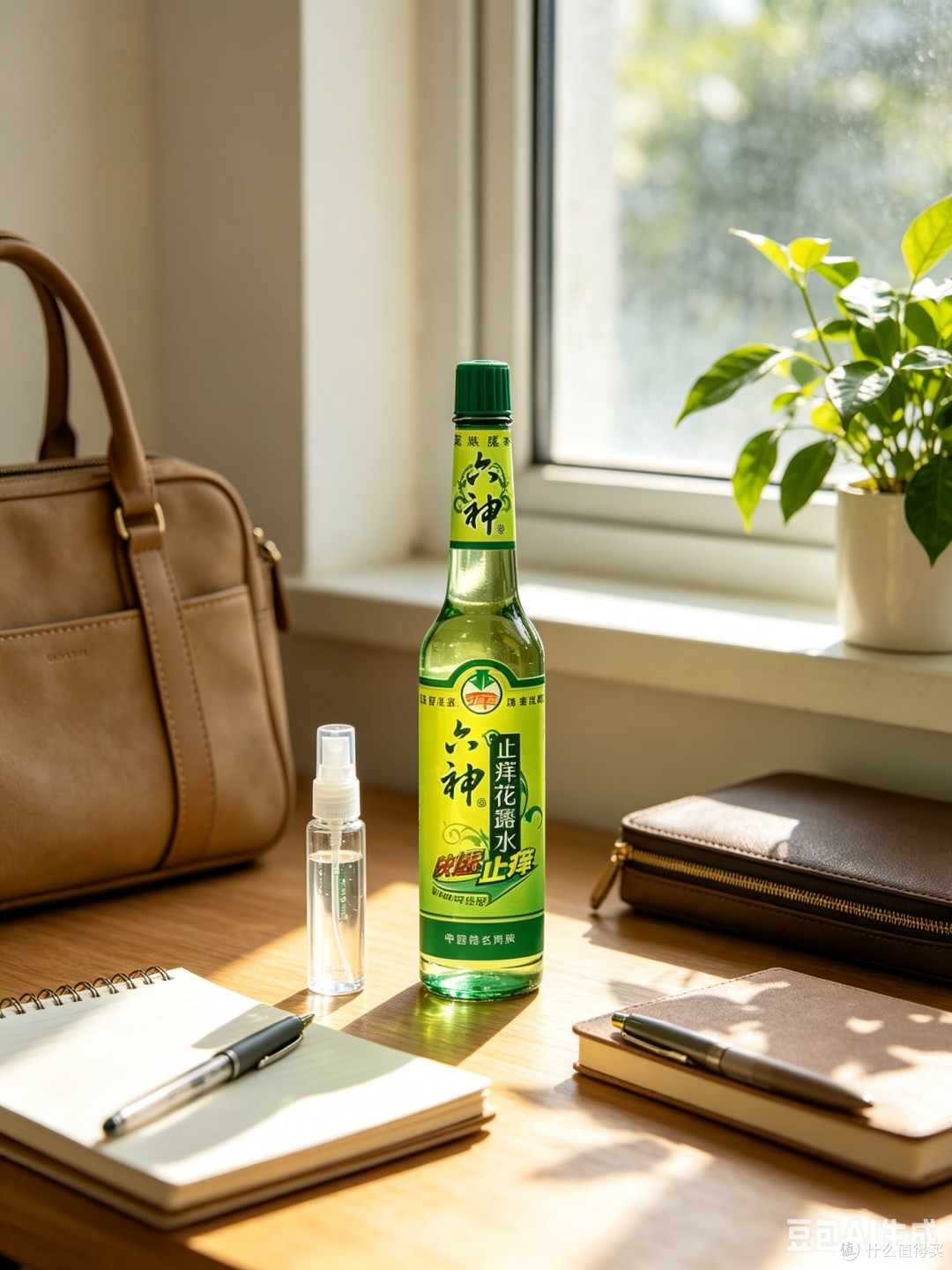 六神绿玻璃瓶花露水:经典草本清香