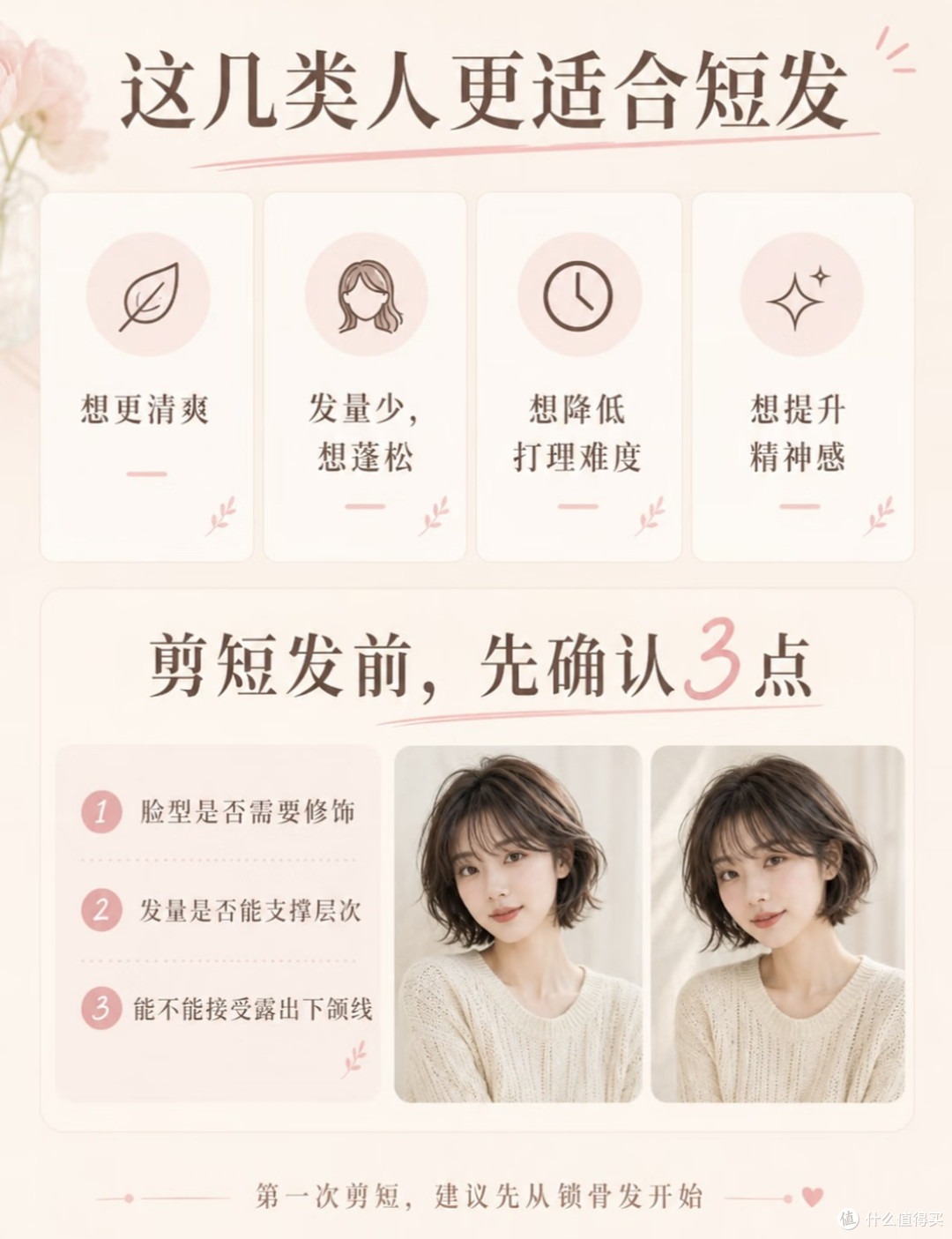圆脸细软塌剪短发坦白局|避开雷区再也不翻车