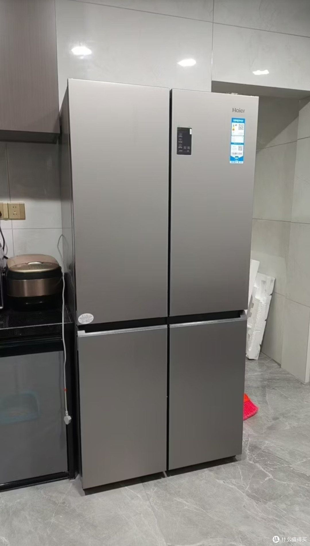 海尔539L家宴母婴冰箱，三档变温+黑金净化存放辅食更安心