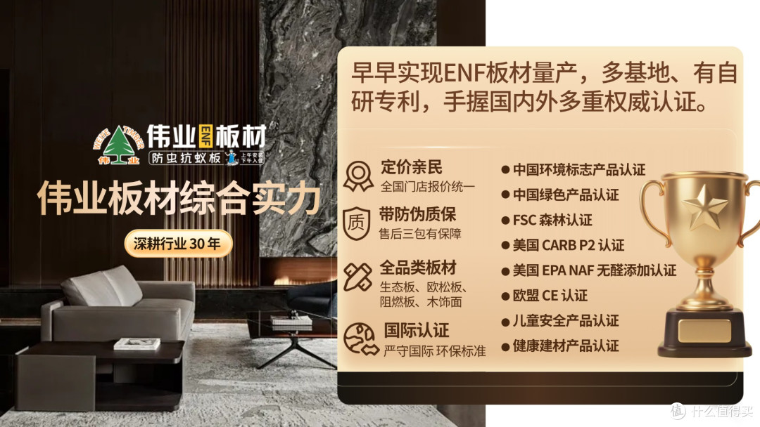 性价比高的ENF级板材品牌有哪些？预算中等家庭推荐