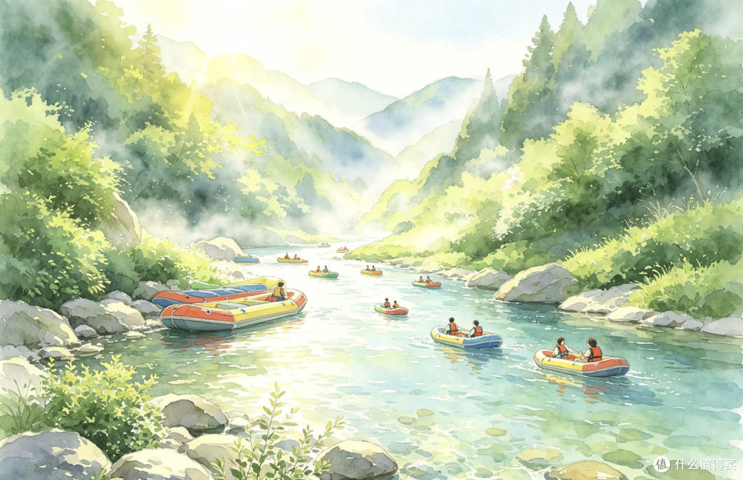 逃离城市高温｜远赴深山，漂流解锁夏日松弛感