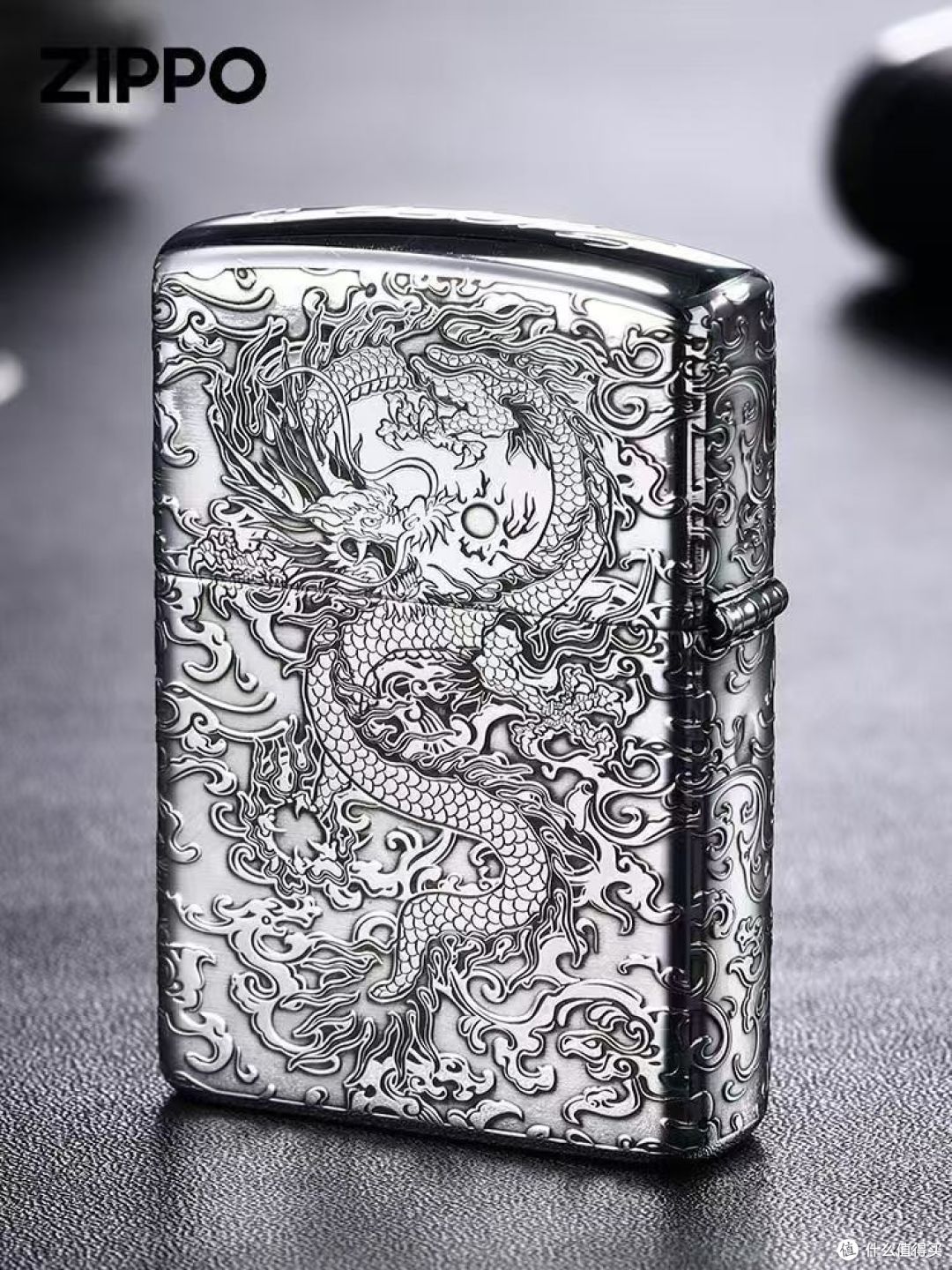 男人的顶配随身好物✨谁能拒绝一枚纯银祥云龙Zippo