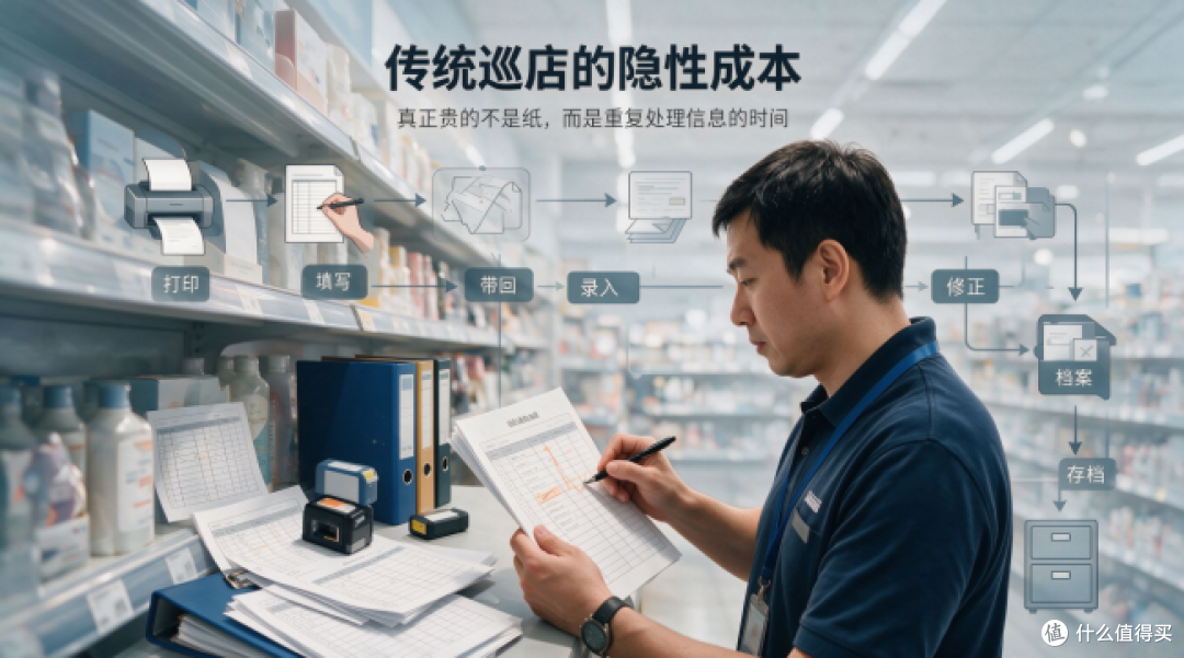 将纸质巡店数字化,门店到底能省多少钱?