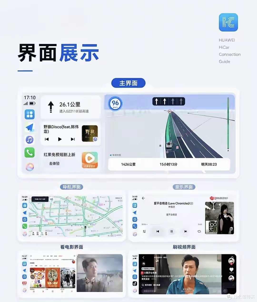 华为HiCar连接指南:3步搞定车机互联,导航/音乐/视频全打通!