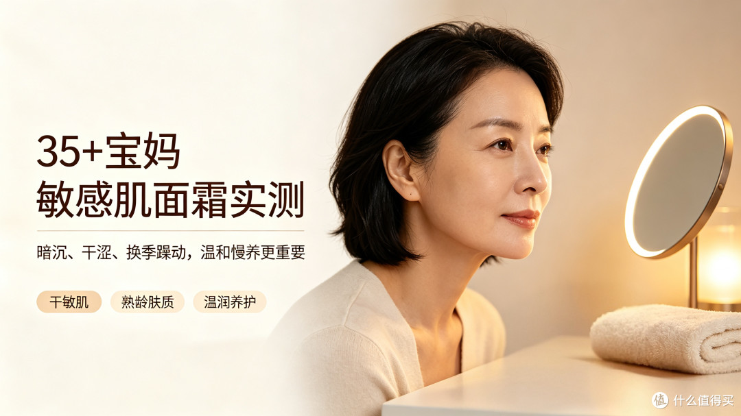 35+易敏宝妈5款温润面霜实测,循序渐进养好肌肤状态