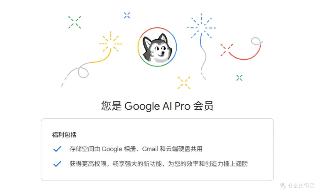 您是 Google AI Pro 会员