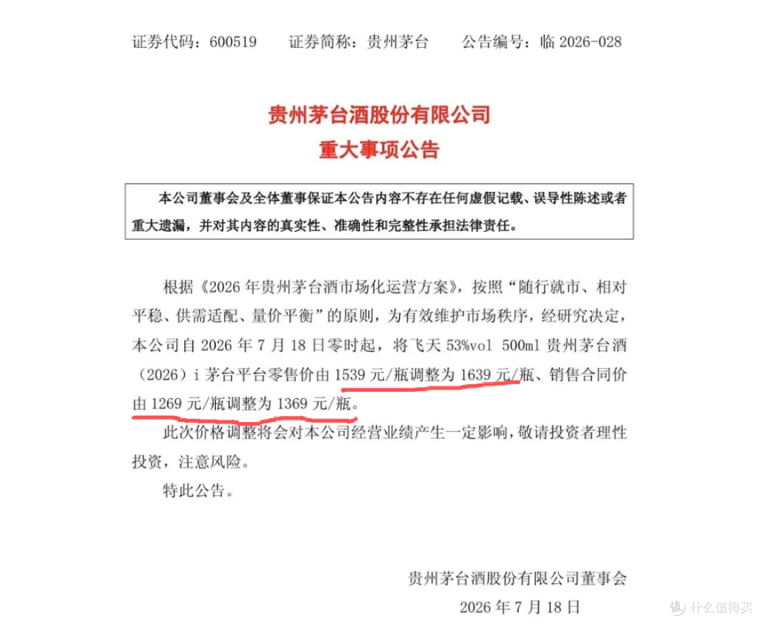 茅台年内再次提价,普茅每瓶涨了100元,1499时代彻底落幕!