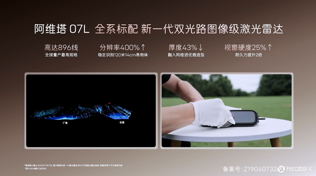 没短板了!标配896线激光雷达+华为ADS5,阿维塔07L已开启预售