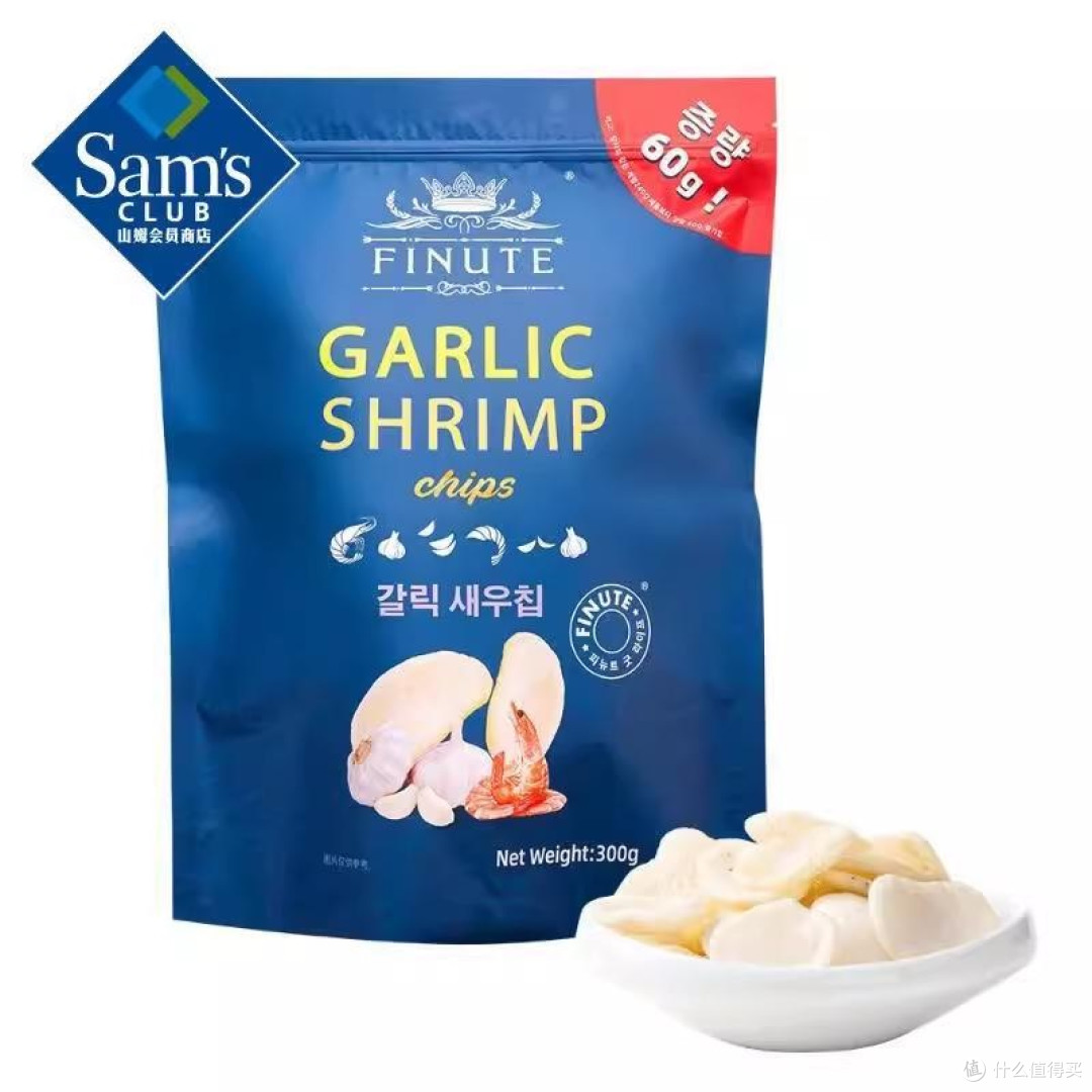 趣莱福蒜香虾片
