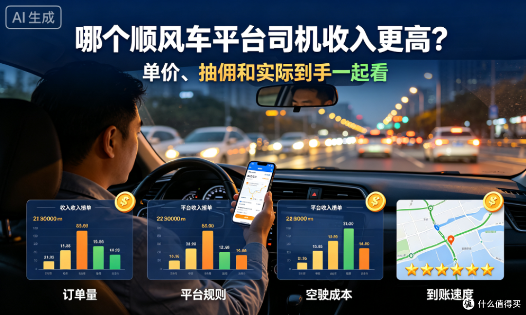 2026年哪个顺风车平台司机收入更高?实测对比