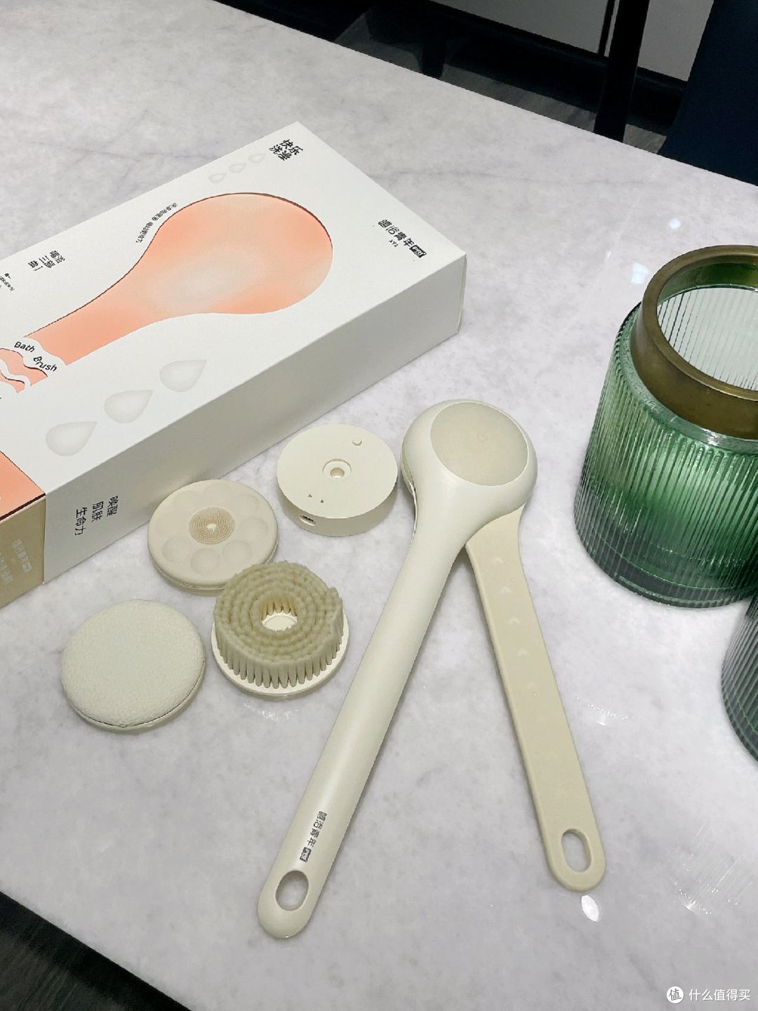 运动后去泥神器!嘻浴青年开箱实测,健身党专属沐浴清洁刷