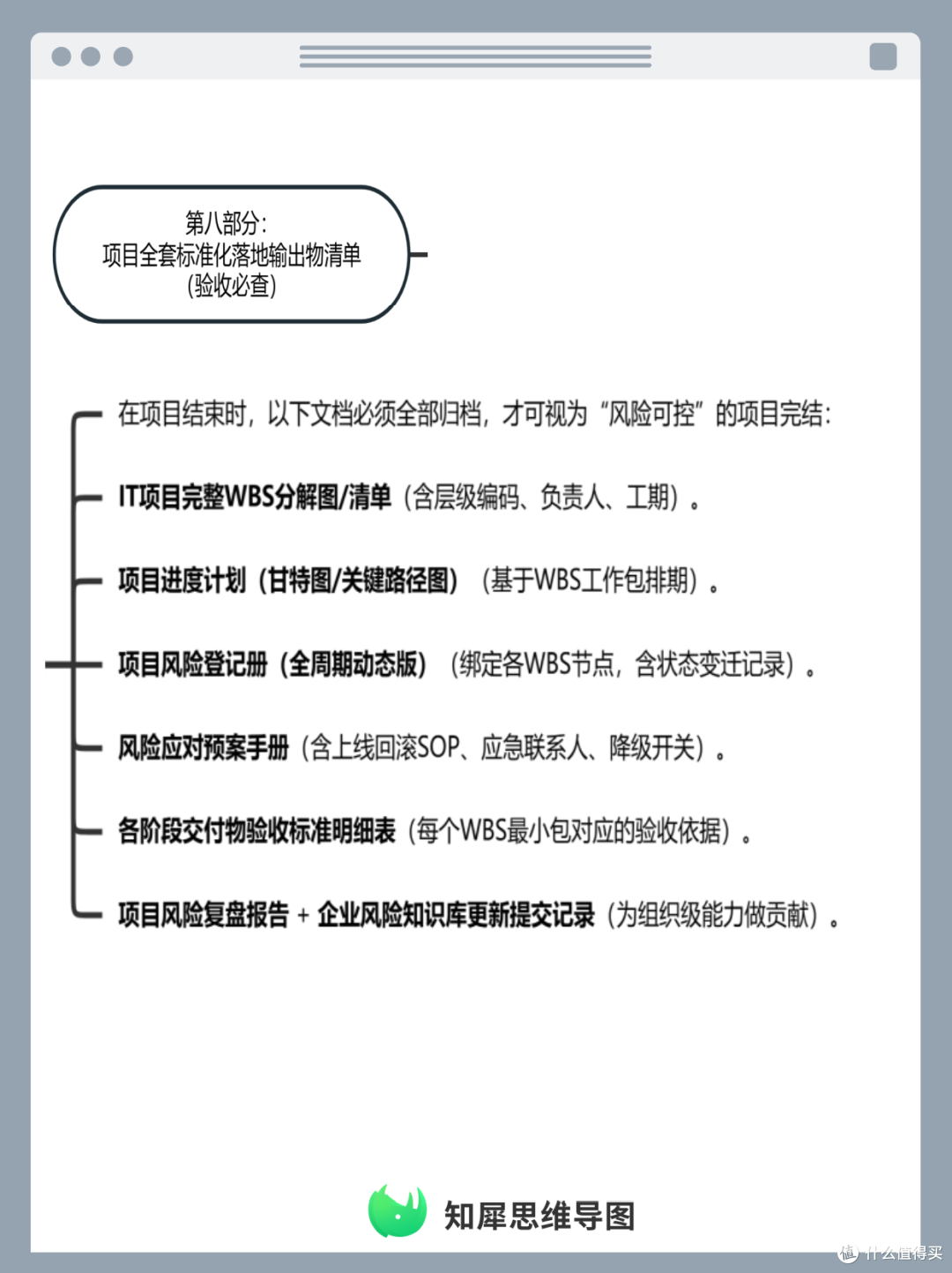 IT项目管理必备！用WBS思维导图管控开发风险