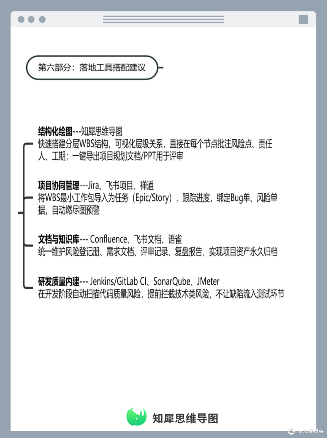 IT项目管理必备！用WBS思维导图管控开发风险