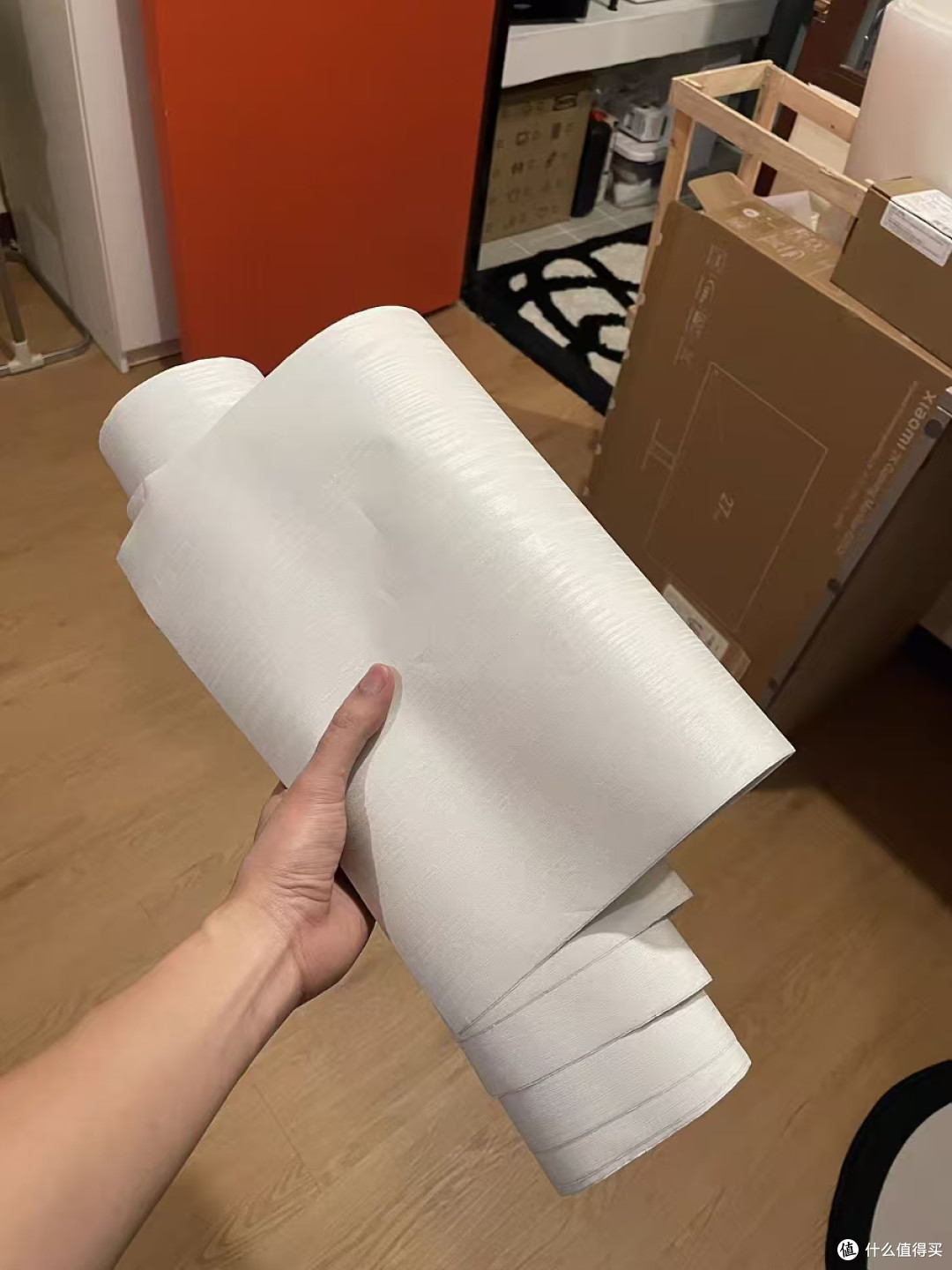 低成本家具翻新神器✨加厚 3D 木纹自粘贴纸