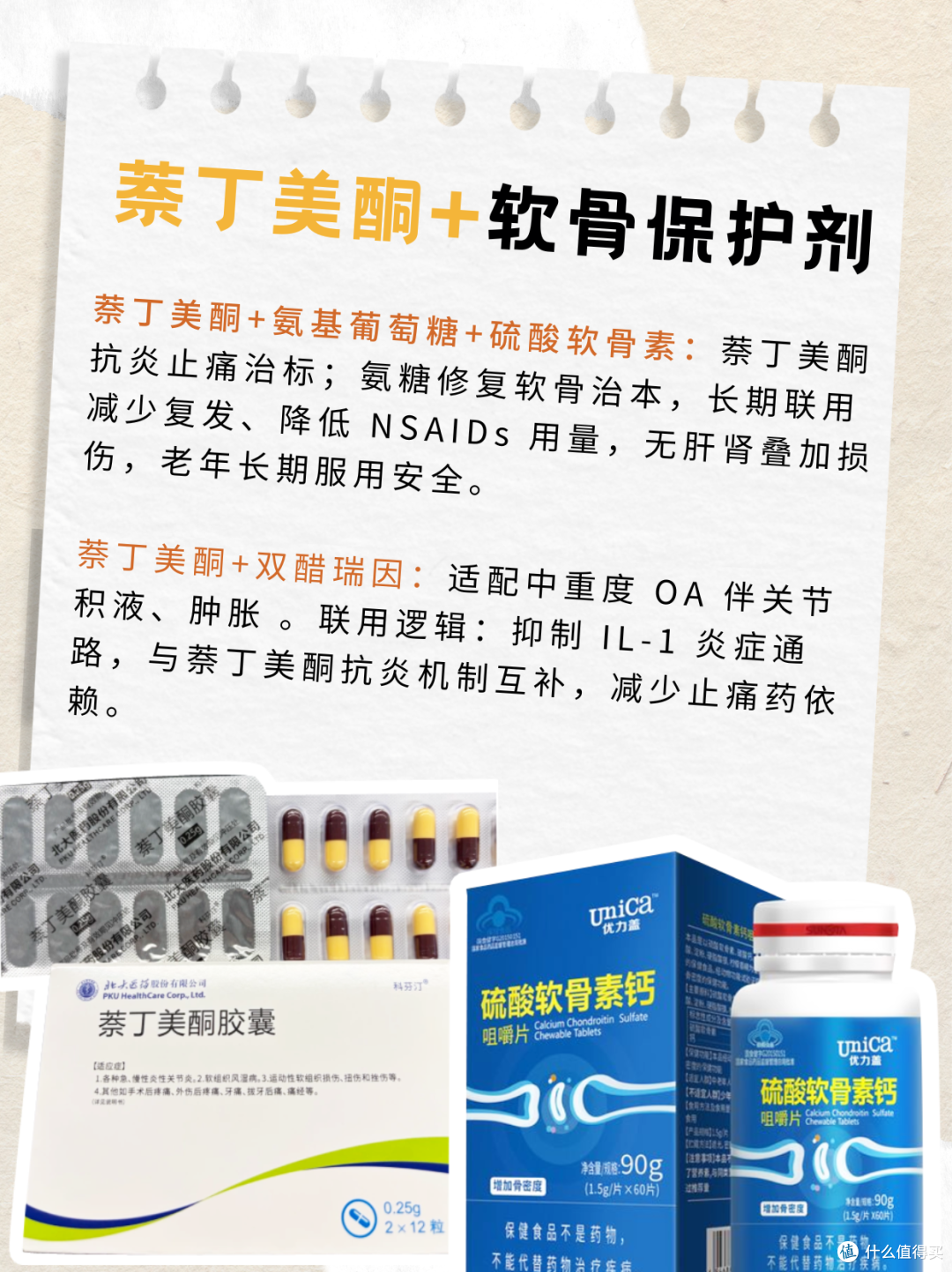 科芬汀萘丁美酮多场景联合用药方案，分别适用哪些疼痛？