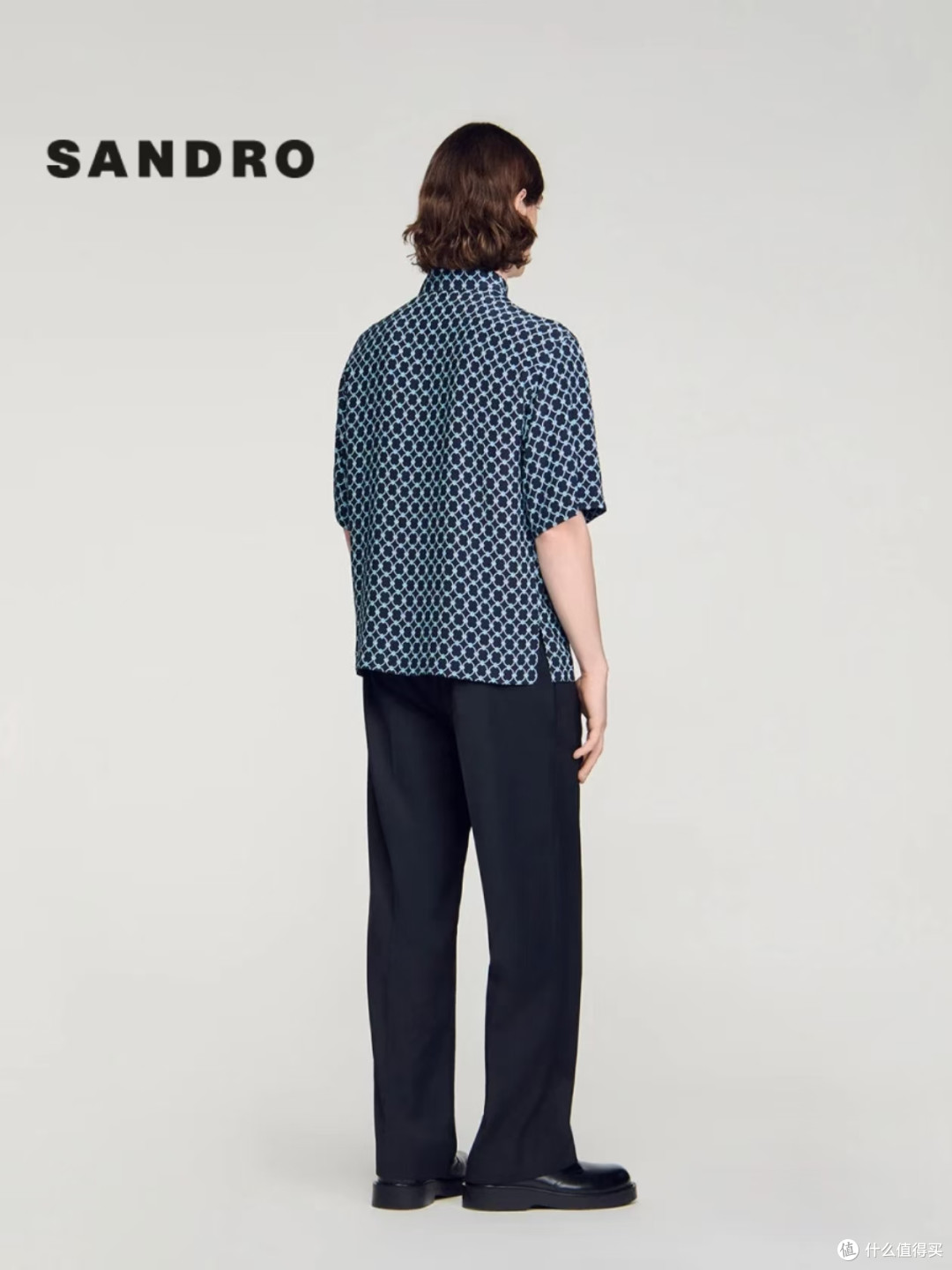 男生轻奢穿搭天花板✨SANDRO新款刺绣衬衫太有质感👔