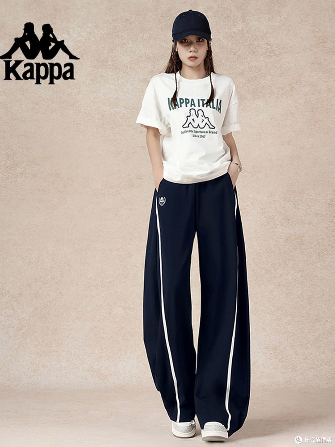 Kappa卡帕2026年夏季新款垂感针织休闲裤