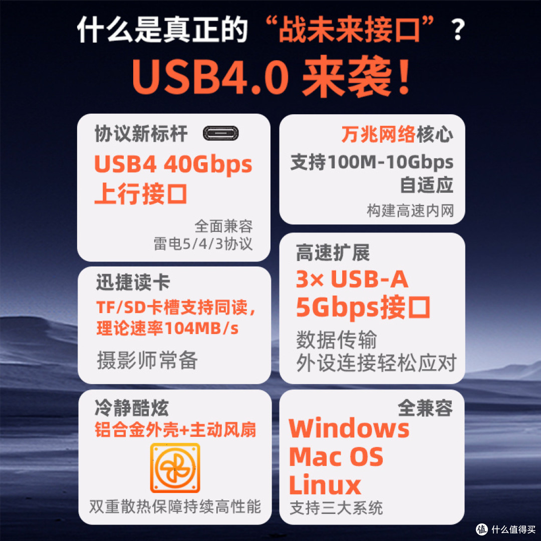 乐扩DTB3R61六合一USB4扩展坞:USB4/雷电设备多接口扩展方案