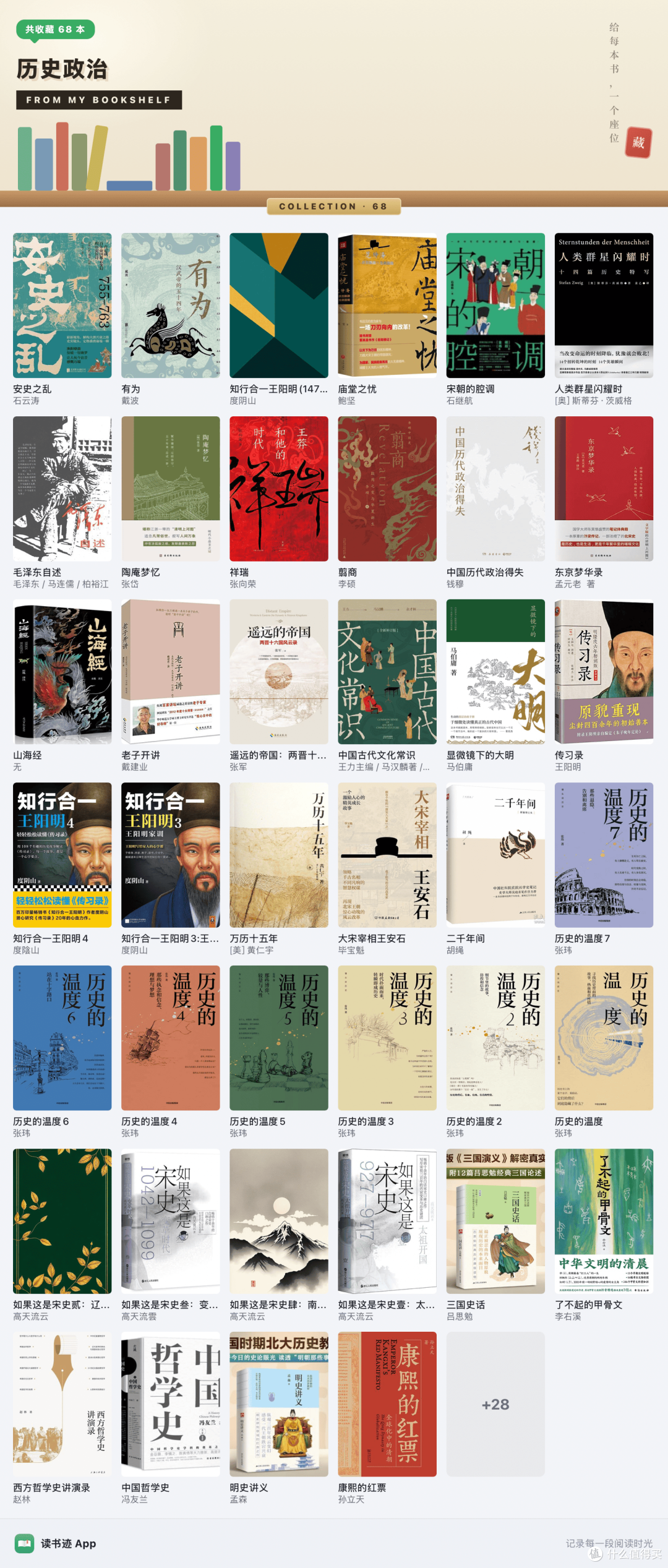 读书迹 App 的书架分享