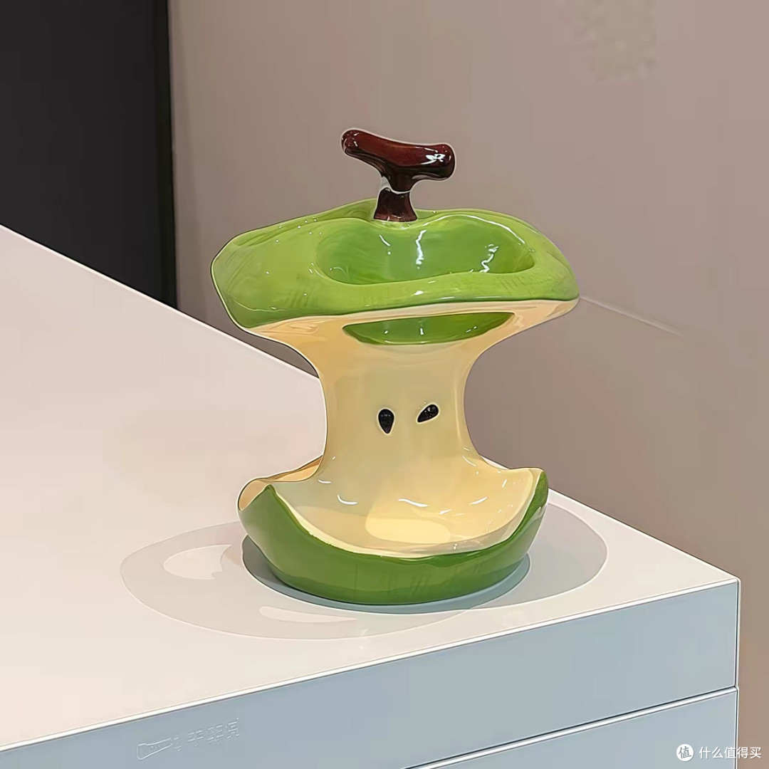 高温陶瓷苹果核牙刷架