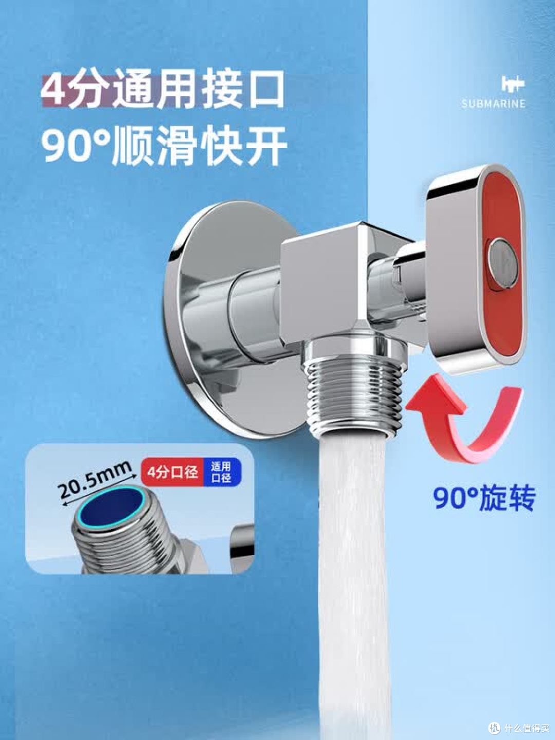 高层业主亲测换掉老式角阀！大流量球阀解决出水小痛点