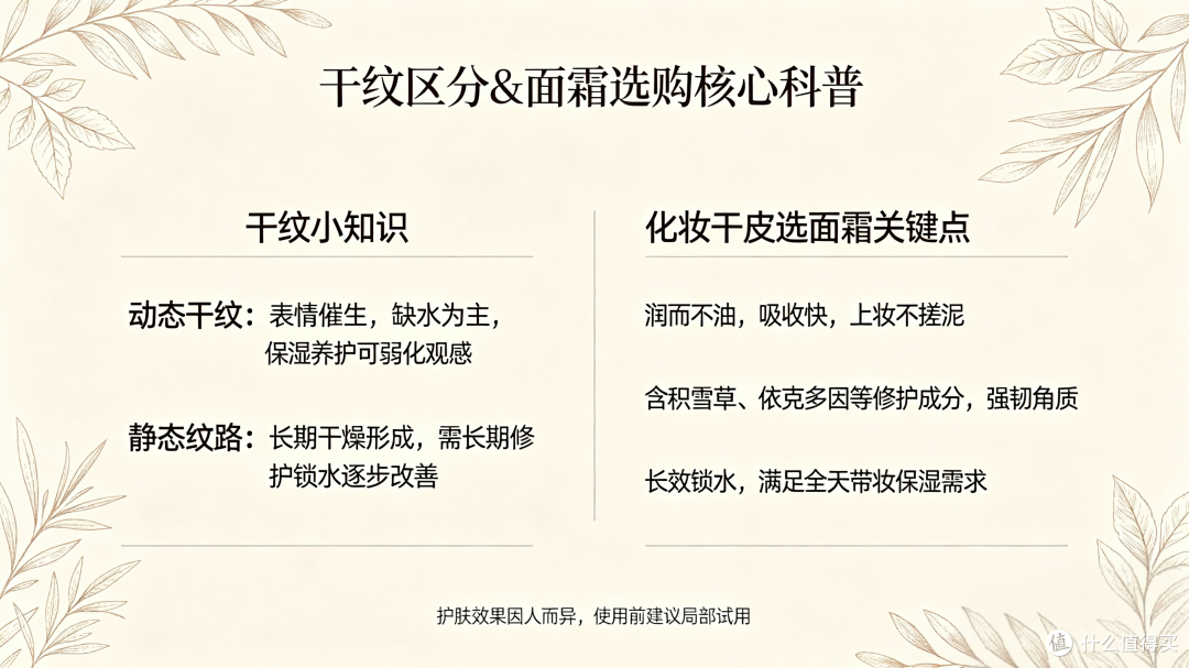 2026 实测|35 + 化妆干皮一笑就长干纹、底妆卡粉,面霜怎么挑?