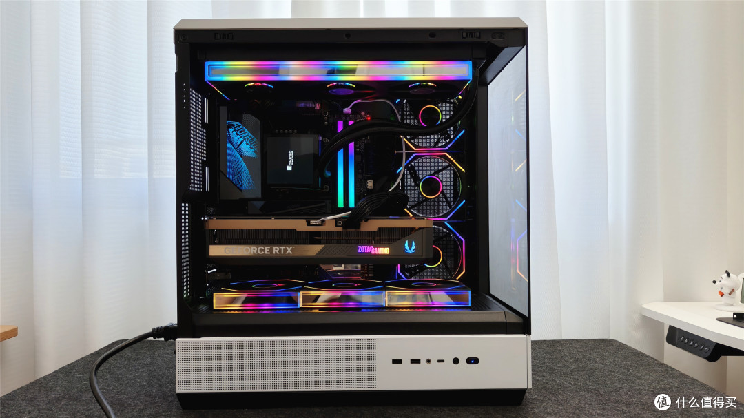 9900X3D+ 5080显卡！微星MPG Ai1300TS PCIE5月神电源装机实测