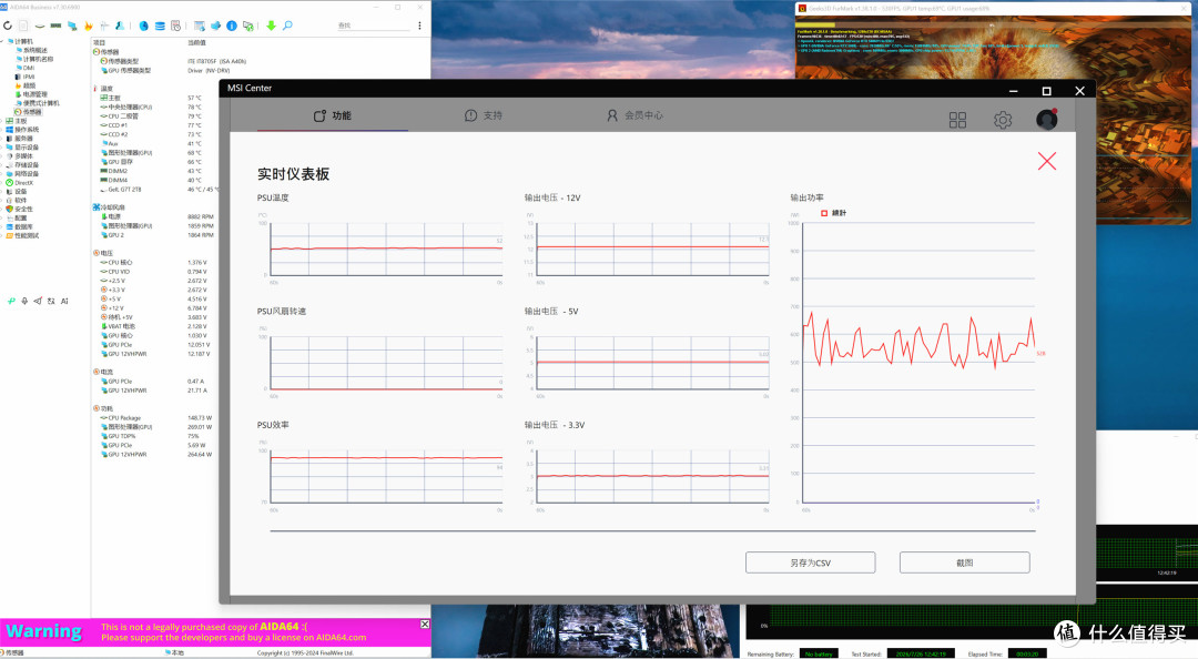 9900X3D+ 5080显卡！微星MPG Ai1300TS PCIE5月神电源装机实测