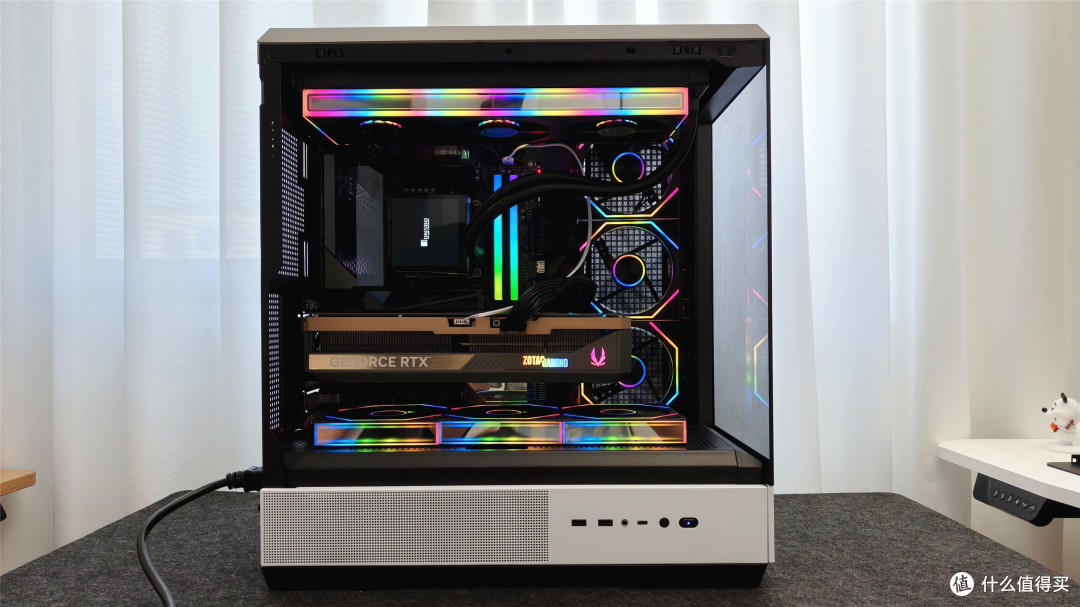 9900X3D+ 5080显卡！微星MPG Ai1300TS PCIE5月神电源装机实测