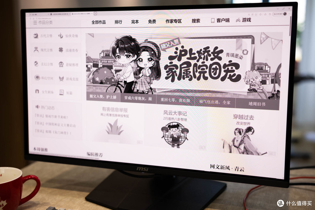 两千拿下满血电竞显示器，微星MAG 274QP QD-OLED X24流光真香