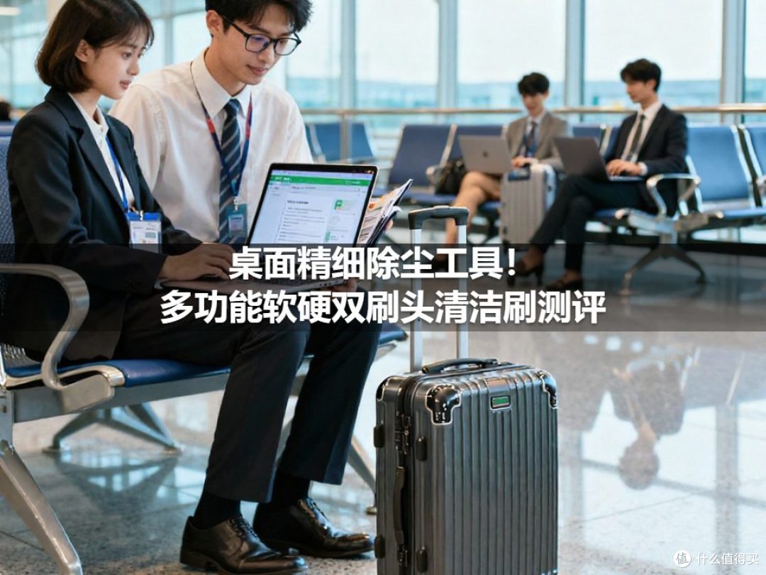 桌面精细除尘工具！多功能软硬双刷头清洁刷测评