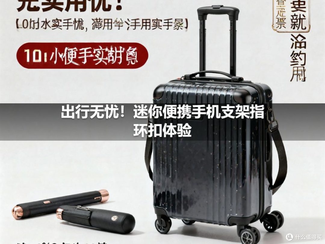 出行无忧！迷你便携手机支架指环扣体验