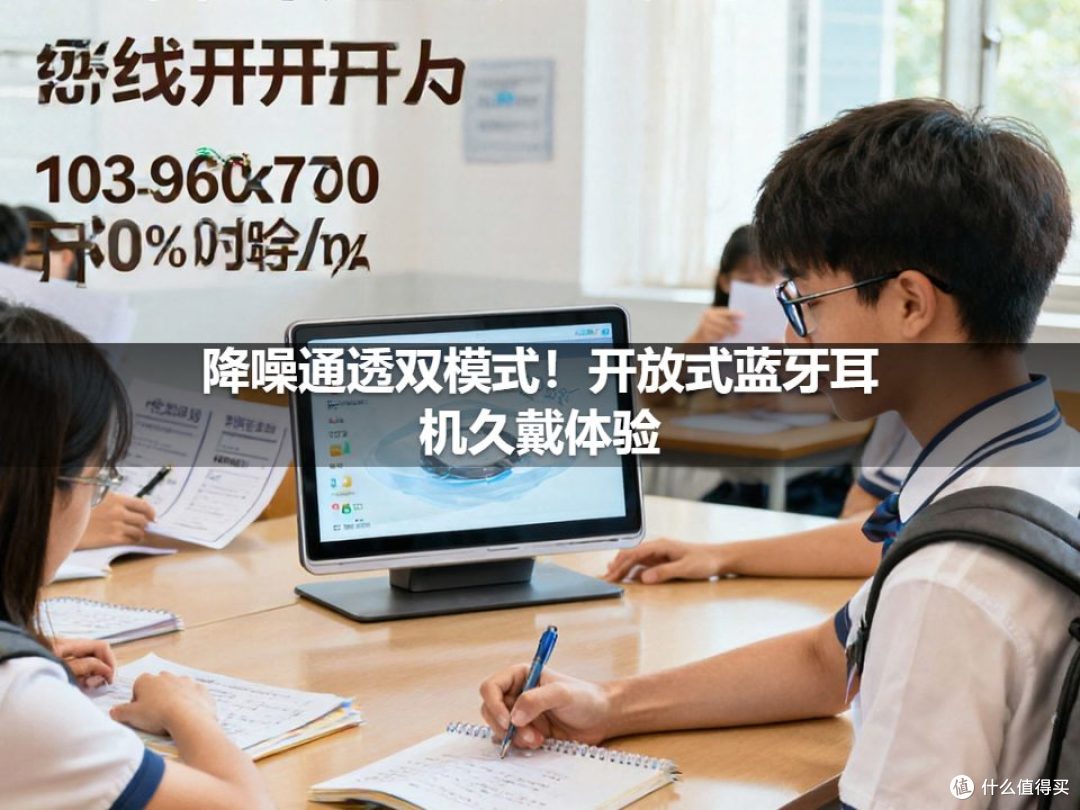 降噪通透双模式！开放式蓝牙耳机久戴体验