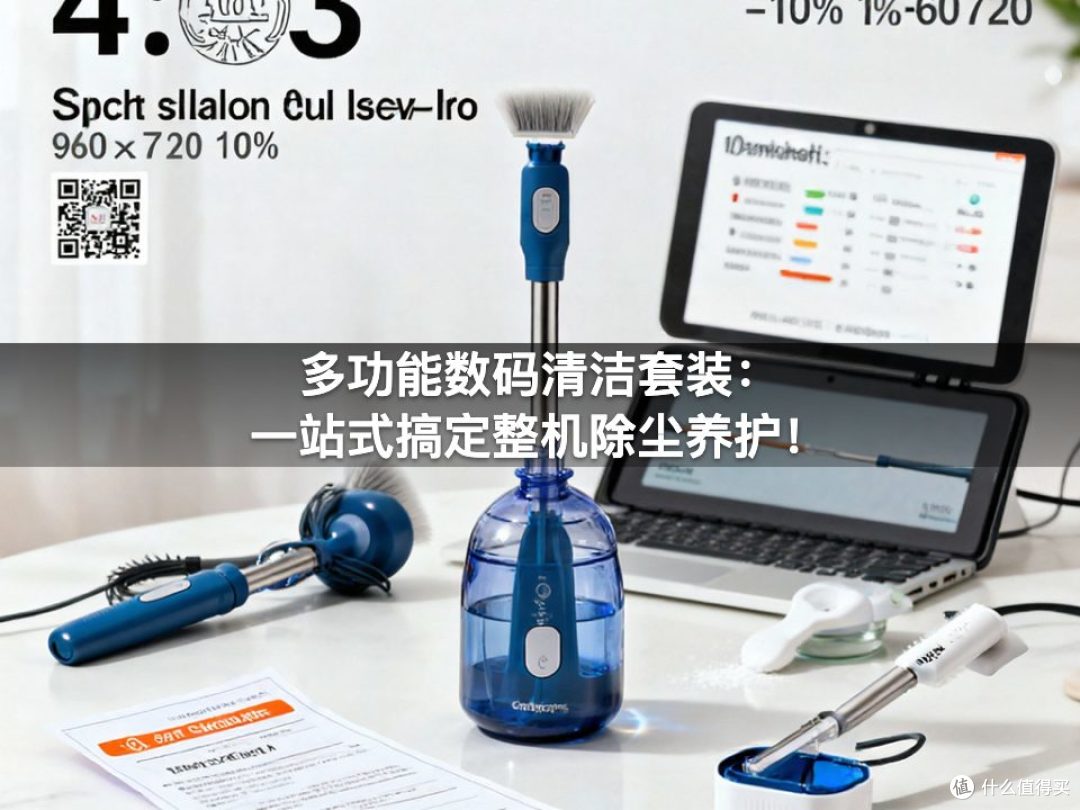 多功能数码清洁套装:一站式搞定整机除尘养护!