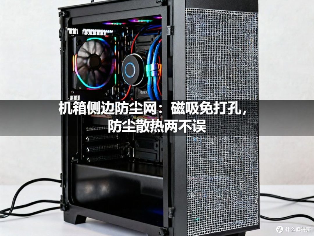 机箱侧边防尘网:磁吸免打孔,防尘散热两不误