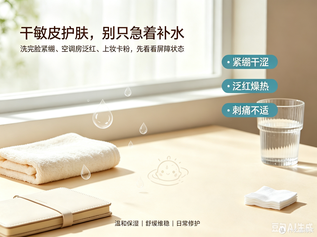 20+干敏皮学生党预算有限？平价套装的保湿逻辑 不在补而在“固”