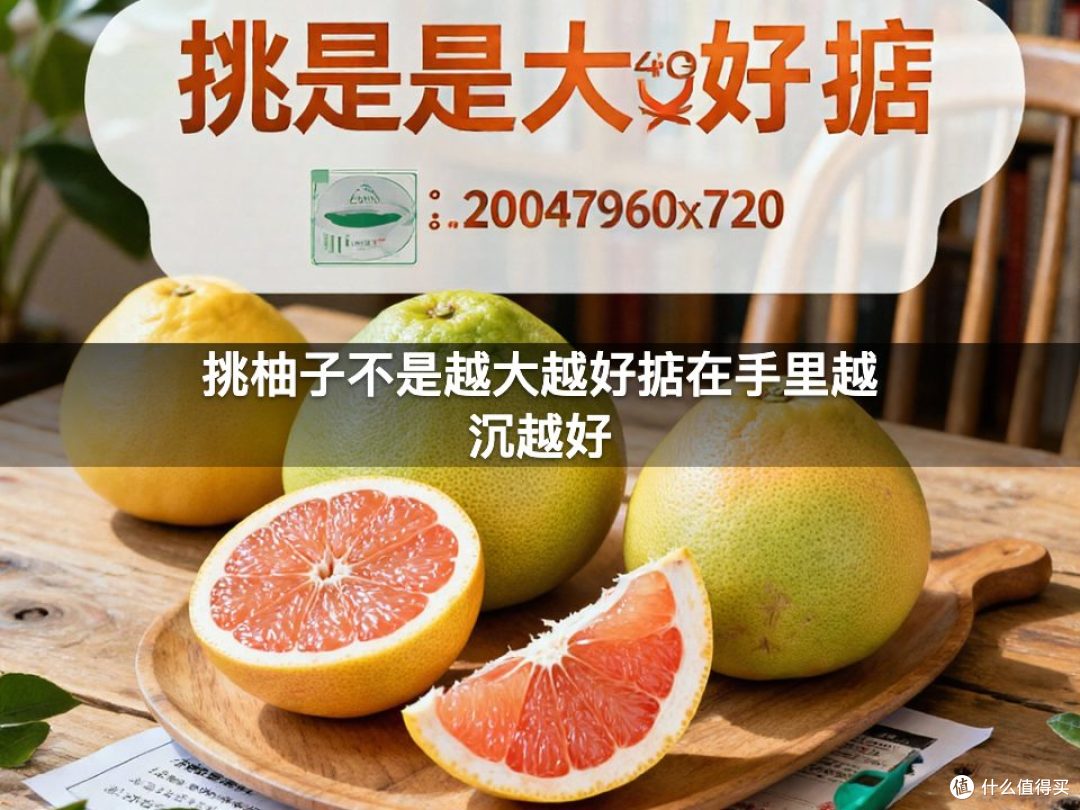 挑柚子不是越大越好掂在手里越沉越好
