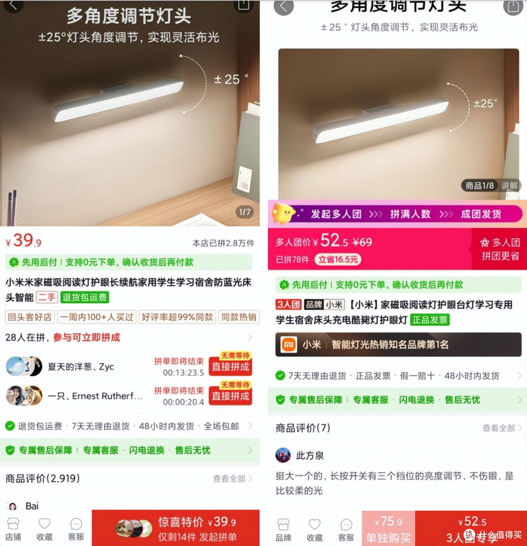 米家磁吸灯在二手鱼跌到38了，这价格入手你感觉值不值？