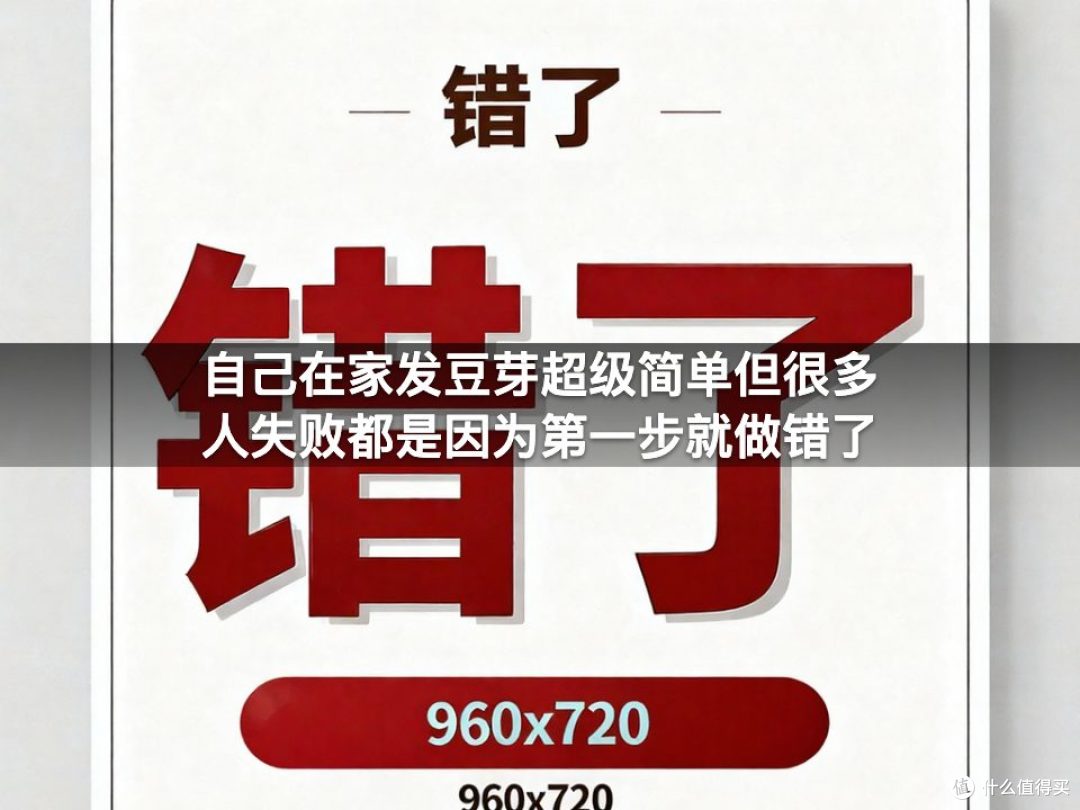 自己在家发豆芽超级简单但很多人失败都是因为第一步就做错了