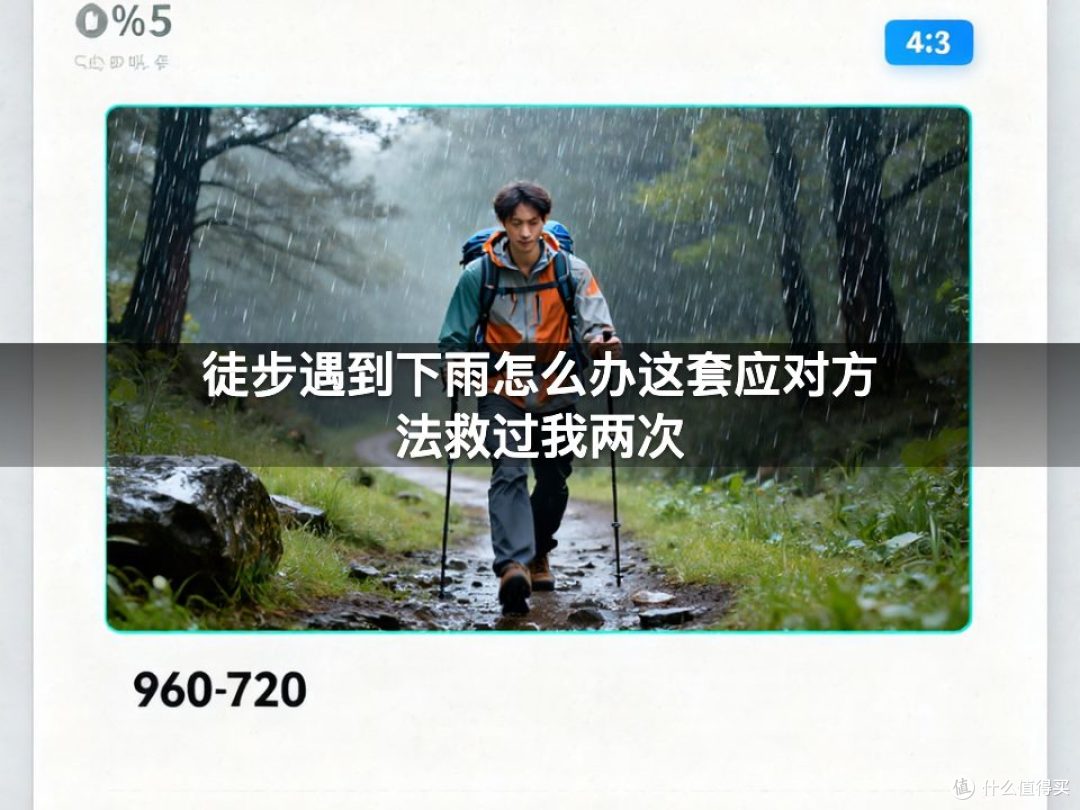 徒步遇到下雨怎么办这套应对方法救过我两次