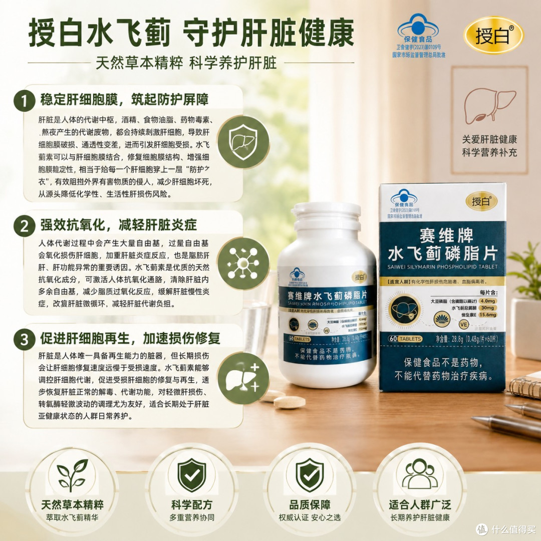 为什么说授白水飞蓟是"三层护肝"？原理深度拆解