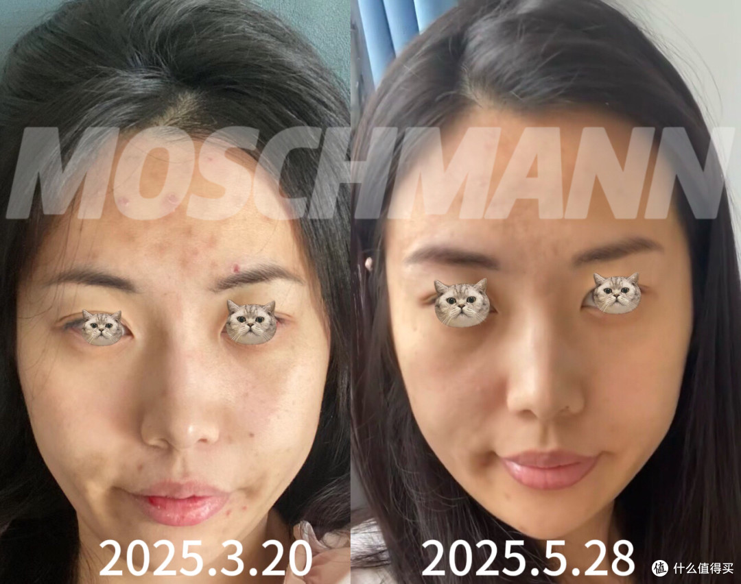 把两张阶段照片放在一起，我更看重稳定护理的过程