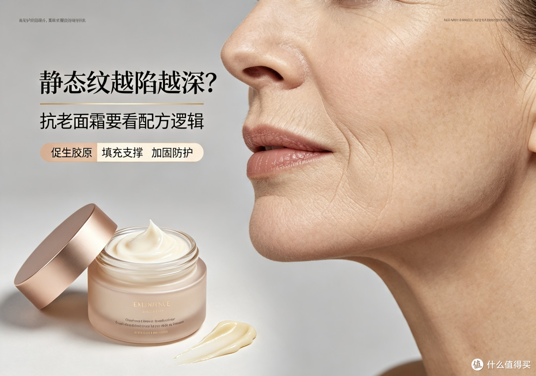 静态纹越陷越深？几款改善型面霜的配方思路参考